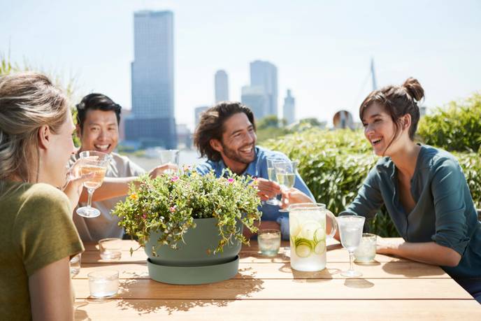 greenville bowl 33cm blad groen